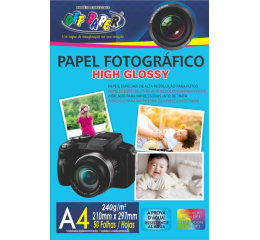PAPEL FOTOGRAFICO A4 240G C/50FLS 1310